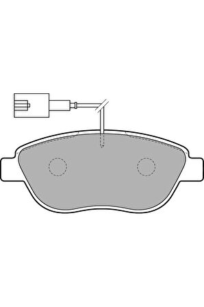 Ön Balata Doblo 1.3-1.9 Jtd 07 G.punto 1.3 Mjt 05 Stılo 05 Lınea-bravo 07 Idea 1