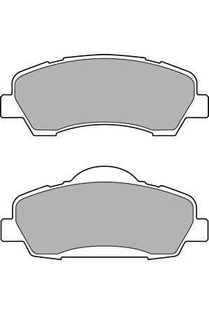 Ön Fren Balatası Peugeot P301 12 P308 13 Cıtroen C-elysee 12 C4 14 266mm
