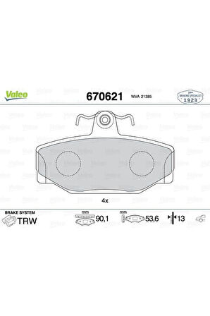 Arka Balata Volvo V70 2.0t 2.3 2.5 Xc70 2.4t S70 740 760 780 940 S90 V90