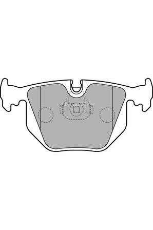 Fren Balatası Arka Bmw E38 E46 E53 E83 Z4 M5 E39 Range Rover 3 L322 02 12