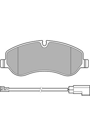 Ön Balata Ford Transıt V363 14 -transıt Custom 2.2 Tdcı 12 Kablolu