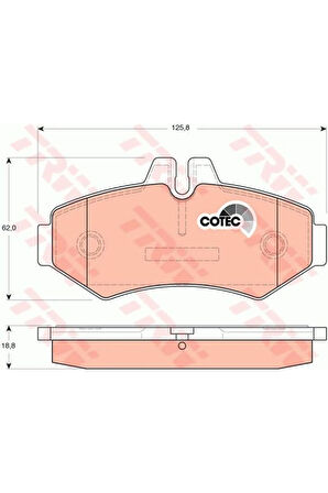 Fren Balatasi Arka Mercedes W463 B901 B904 . Vw Lt 28-35-46