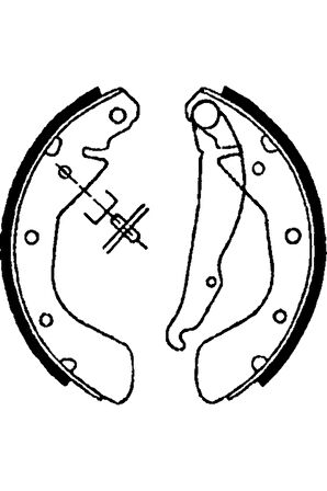 Arka Pabuç Balata Corsa C 00-09 Vectra A 93-95 Astra F 91-98 Lacettı 05 Nubıra 0