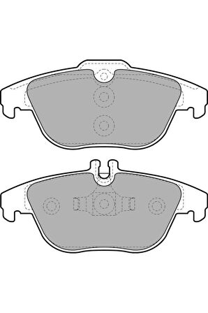 Fren Balatası Arka Mercedes W204 S204 X204 C207 A207