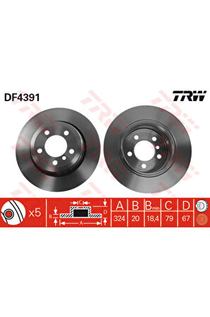 FREN DISKI ARKA BMW E65 E66