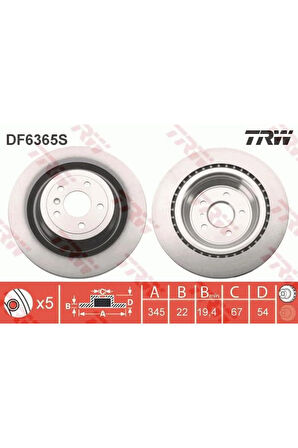 Fren Diski Arka 4-matic Mercedes X166 W166 C292