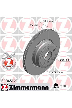 Fren Dıskı Arka Bmw E70 E71 E72 F15 F16 313105