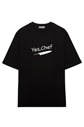 Unisex Oversize T-shirt Yes Chef
