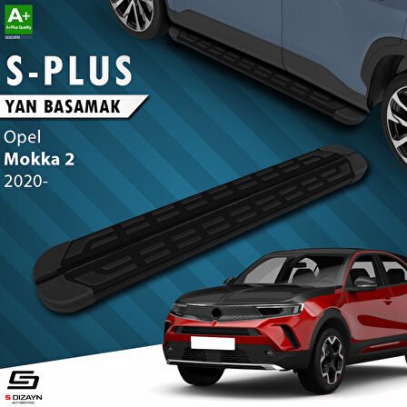 S-Dizayn Opel Mokka 2 S-Plus Siyah Yan Basamak 173 Cm 2020 Üzeri A+ Kalite
