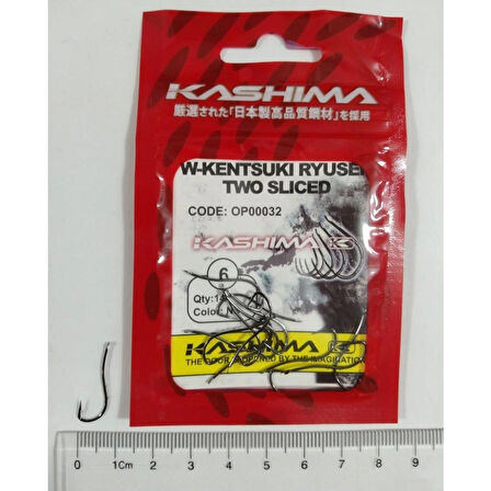 Kashıma OP00032 W-Kentsukı Ryusen Two Slıced Black Nickel Japon İğne