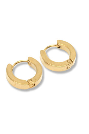 Gold 3 mm Çelik Erkek Küpe