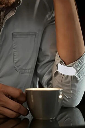 Ocean Pole Gömlek Kolu Bandı Beyaz