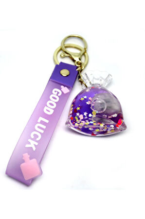 Mor Su Poşeti Anahtarlık