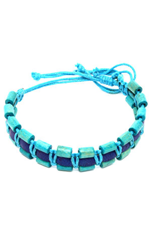 Deri Örgü Bileklik No23