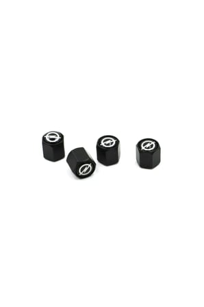 Opel Anahtarlıklı Sibop Kapağı  Opel Siyah Sibop Kapağı Set Opel Siyah Sibop Kapağı