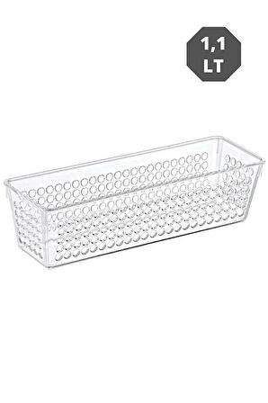 1,1 Lt Handy Dar Buzdolabı & Dolap Içi Düzenleyici Organizer 3 Adet 23,5x7,5x6 Cm