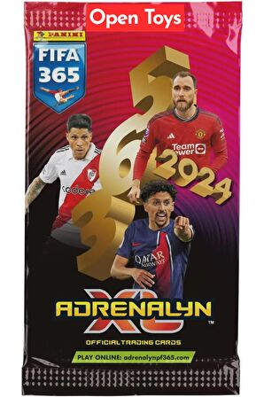 Panini Adrenalyn Fifa 365 - 2024 Official Trading Card Futbolcu Kartları ( 4 Paket )