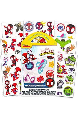 Panini Spidey ve İnanılmaz Arkadaşları Sticker Çıkartma Albüm Dergisi + 2 Paket (10 Adet Sticker)