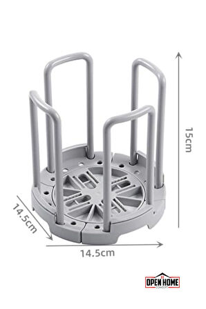 Tabak Bardak Kase Standı Bulaşık Kurutma Tutucu Mutfak Düzenleyici Organizatör