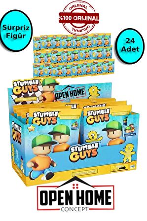 Stumble Guys Sürpriz Paket  - 24 Adet - 5 Cm