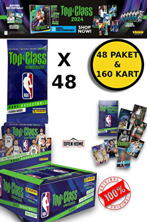 Panini Nba Top Class 2024 Koleksiyonluk Basketbolcu Kartları + 48 Paket (384 Adet Kart)