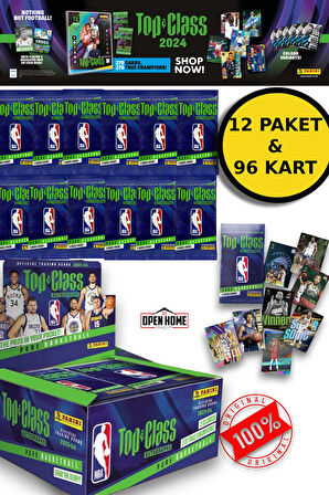 Panini Nba Top Class 2024 Koleksiyonluk Basketbolcu Kartları + 12 Paket (96 Adet Kart)