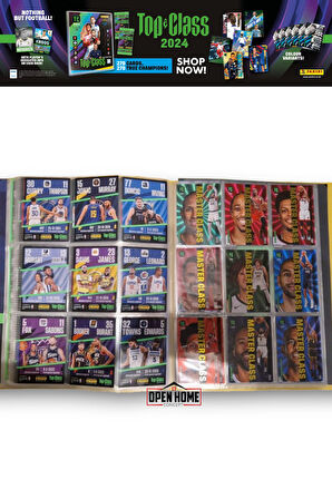 Panini Nba Top Class 2024 Koleksiyon Basketbolcu Kartı Albüm Dergisi (24Adet Kart+3Holo Giants Kart)