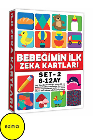 Bebeğimin Ilk Zeka Karti 6-12 Ay Set -2