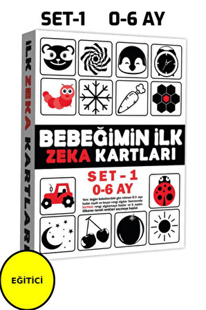 Bebeğimin Ilk Zeka Kartları Set-1 / 0-6 Ay