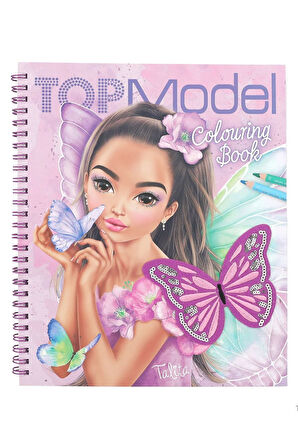 TOPModel Colouring Book With Sequins FAIRY LOVE