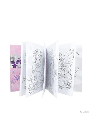 TOPModel Colouring Book With Sequins FAIRY LOVE