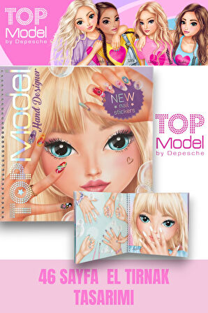 TOPModel Create Your Hand-Design Colouring Book