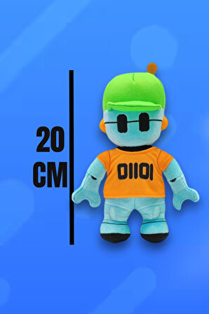 Stumble Guys Robot Guy Peluş 20 Cm