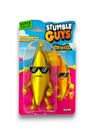 Stumble Guys Stretch Figür - Golden Banana Guy