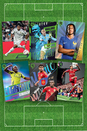 Panini Adrenalyn Top Class - 2025 Official Trading Card Futbolcu Kartları - 1 PAKET (8 KART)