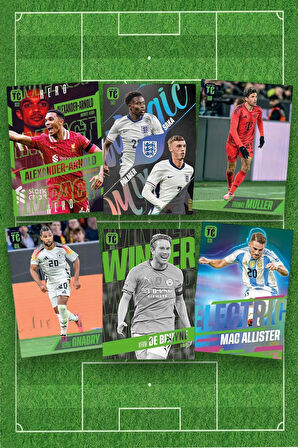 Panini Adrenalyn Top Class - 2025 Official Trading Card Futbolcu Kartları - 8 PAKET (64 KART)