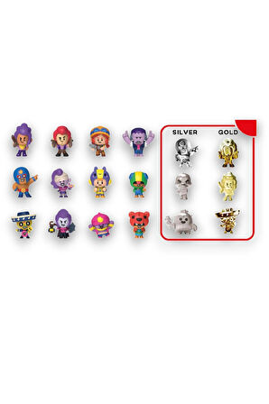 4 Adet Brawl Stars Sürpriz Figür Seri 2