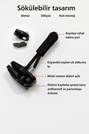 5 Adet Fermuar Tamir Aparatı - Aletsiz Hızlı Onarım, Çanta & Giyim & Ayakkabı İçin