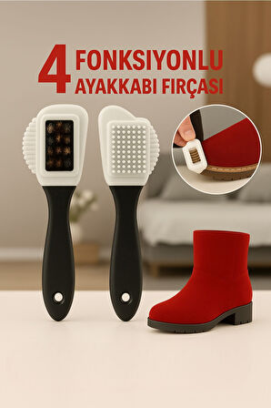 4 Fonksiyonlu Ayakkabı Fırçası