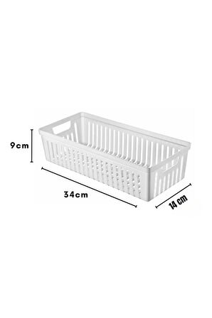 4'lü Çekmece İçi Kaşıklık Sepet Organizer