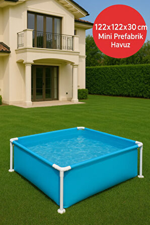 MiniCool Kare Bahçe Havuzu – 122x122x30 cm