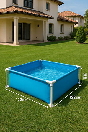 MiniCool Kare Bahçe Havuzu – 122x122x30 cm