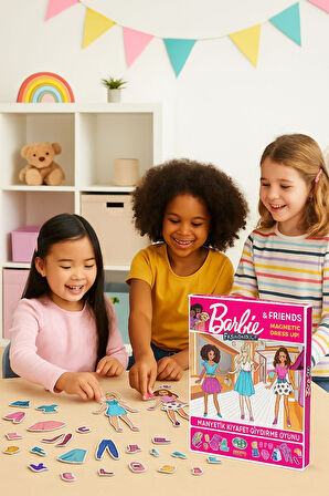 Manyetik Moda Kutusu Kıyafet Giydirme Magnet Kostümler, Eğitici Puzzle