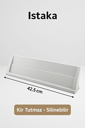 Platin Plastik Okey Takımı – Dayanıklı, Silinebilir, Kalın Taşlı, Antibakteriyel Set