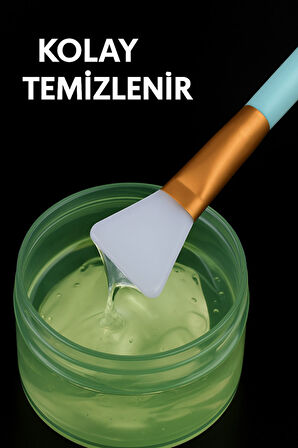 2’li Silikon Yüz Maske Spatula Seti – Kolay Temizlenir, Hijyenik, Yumuşak ve Renkli Seçenekler
