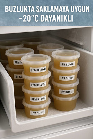 100’lü Set-120 ml Kendinden Kapaklı Şeffaf Sosluk – Sızdırmaz, Sıcağa Dayanıklı, Tekrar Kullanılabilir 