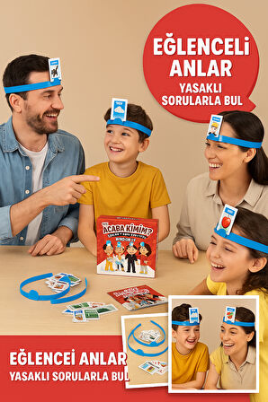 Mini Acaba Kimim? Aile Oyunu – Türkçe İngilizce Zeka ve İfade Geliştiren Kartlı Eğlence Seti