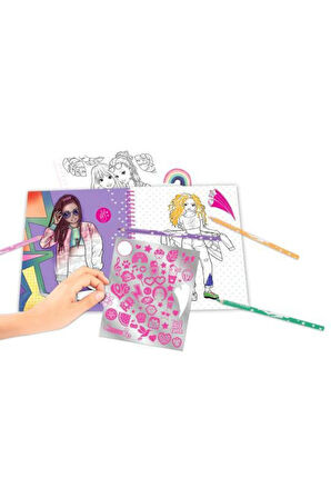 Top Model Parti Çıkartma Dünyası Sticker