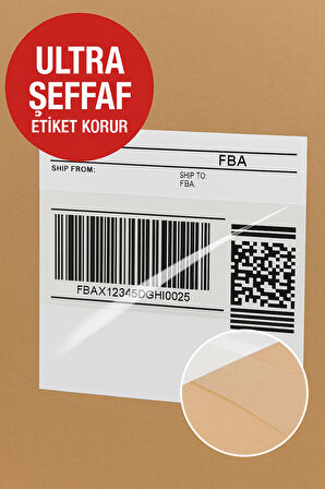 6 Adet-264 Metre Şeffaf Koli Bandı – Extra Strong 40 Micron Kalınlık, Güçlü Yapışkan