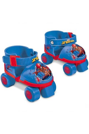 Spiderman Çantalı Kask, Dizlik ve Dirseklikli 4 Teker Paten Seti - 22 - 29 Numara için Ayarlanabilir